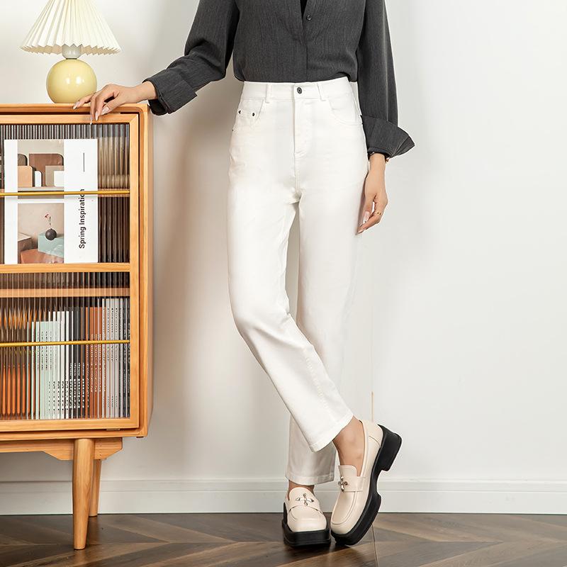 Femme  Jean Toto Slim 7/8Ème Écru  | Pantalons & Jeans Femme ECRU