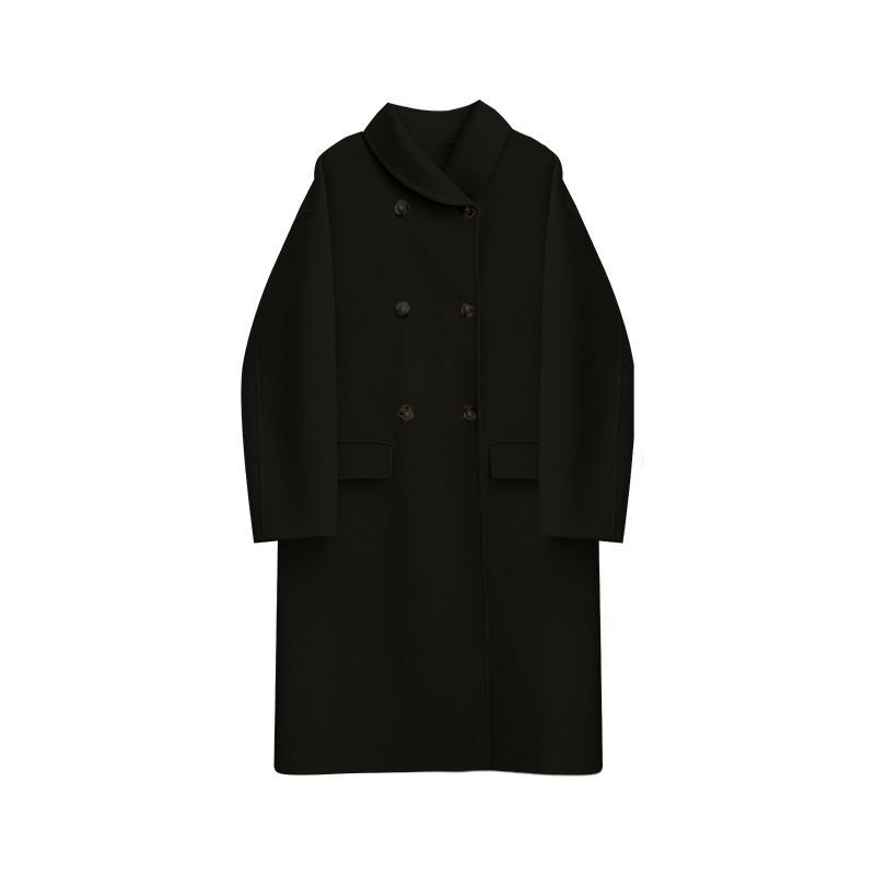 Femme  Manteau Écharpe Oversized En Laine  | Vestes & Manteaux Femme Femme