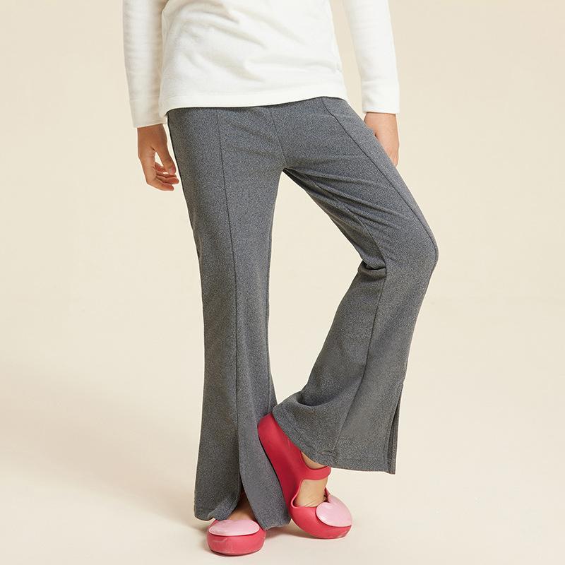 Femme  Pantalon Flare Près Du Corps Gris  | Pantalons & Jeans Femme Femme