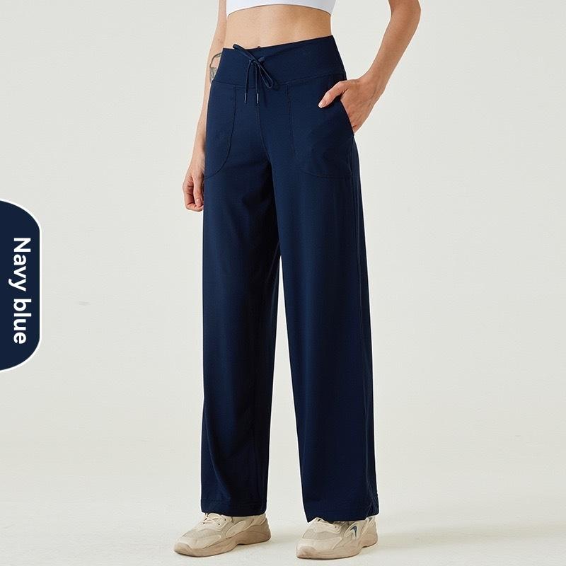 Femme  Pantalon Large  | Pantalons & Jeans Femme Bleu marine