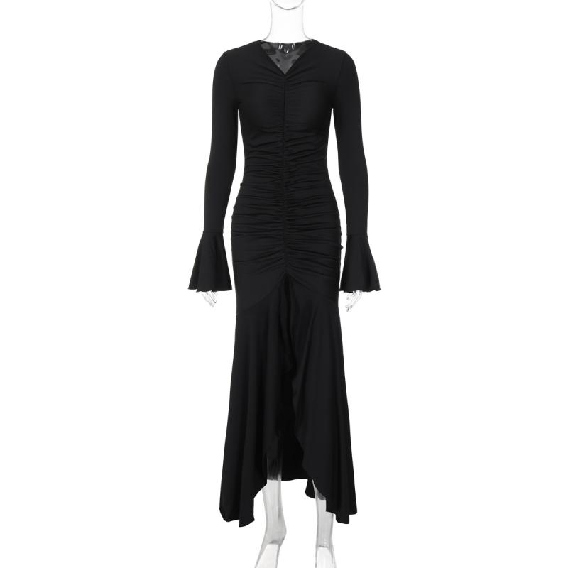 Femme  Robe Courte Drapée  | Robes Femme Femme