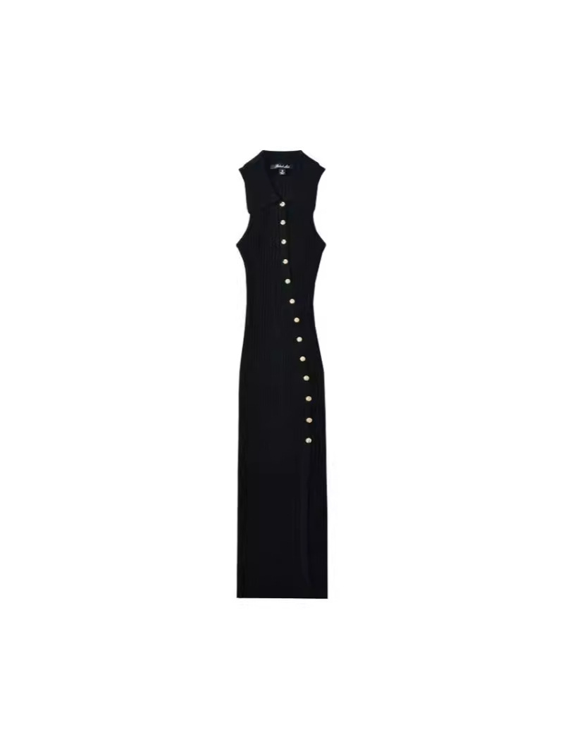 Femme  Robe Longue Ornée De Bijoux Strassés  | Robes Femme Femme