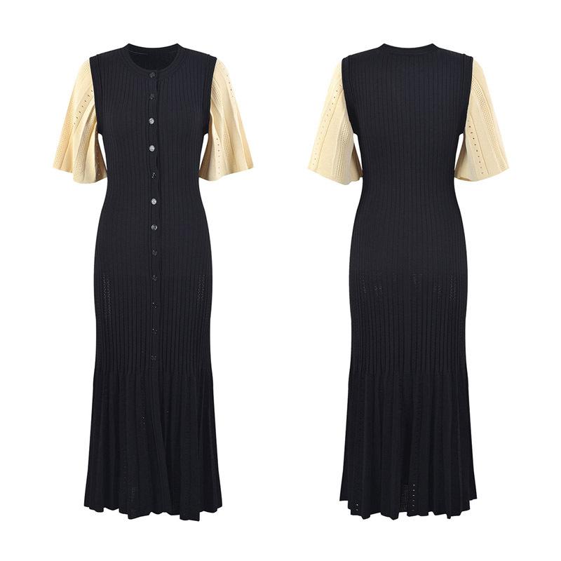 Femme  Robe Midi Côtelée  | Robes Femme Femme