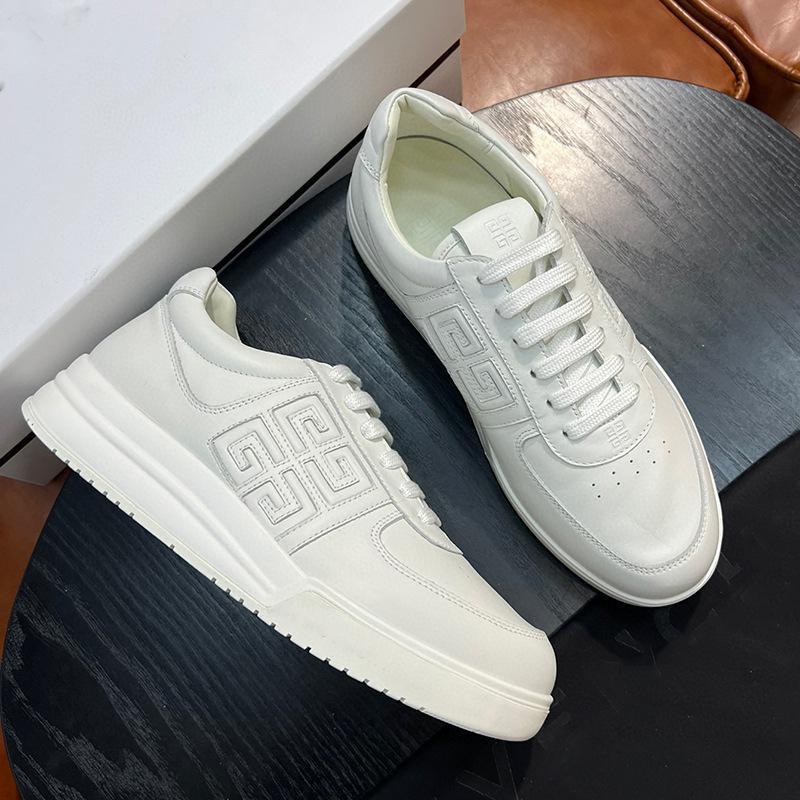 Femme  Sneakers G4 En Cuir De Veau  | Sneakers Chaussures BLANC