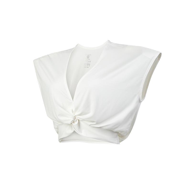 Femme  Top Court Satiné  | Tops & Chemises Femme BLANC