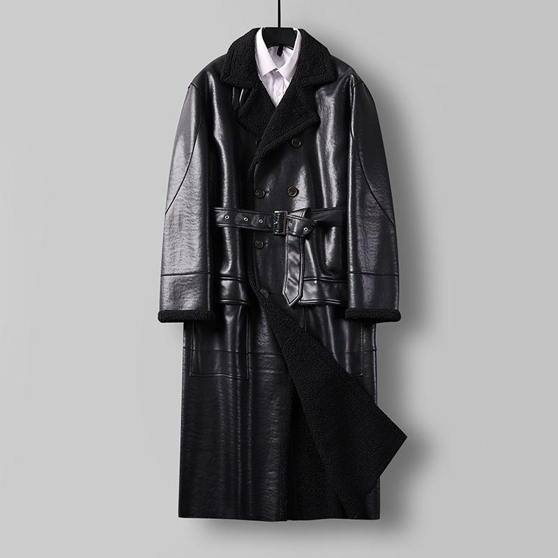 Femme  Trench-Coat Cuir Col Tailleur  | Vestes & Manteaux Femme Femme