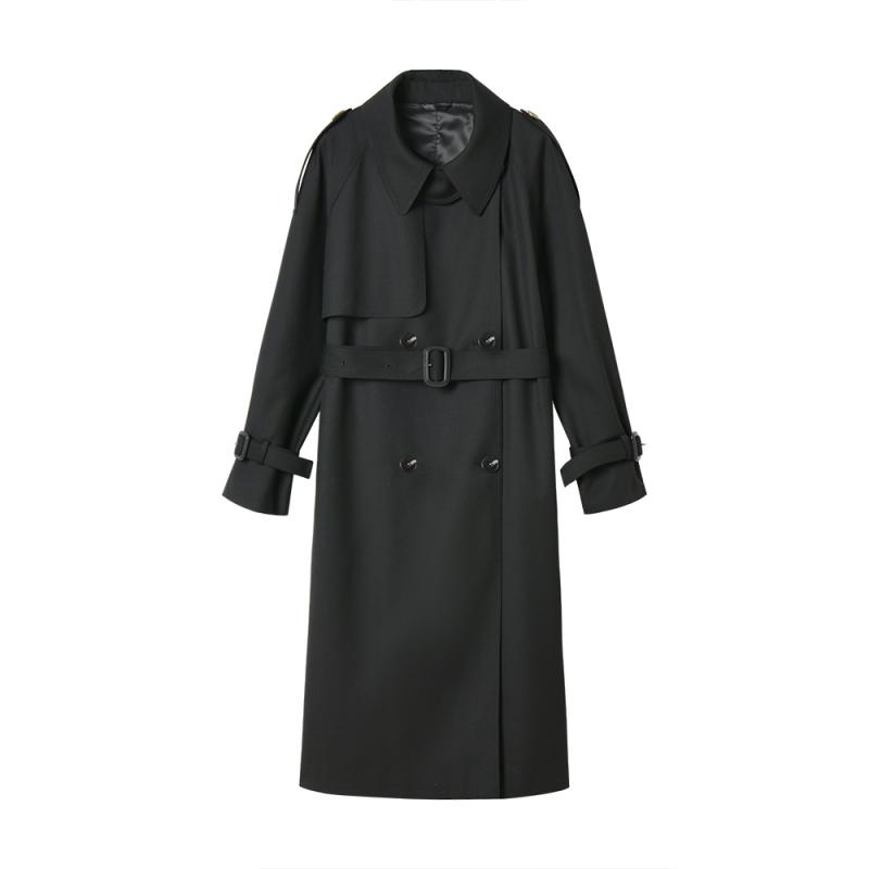 Femme  Trench-Coat Oversize En Laine  | Vestes & Manteaux Femme Femme