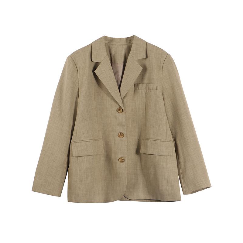 Femme  Veste À Double Boutonnage En Laine  | Vestes & Manteaux Femme BEIGE