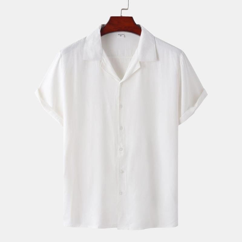 Homme  Chemise À Col Requin  | Chemises Chemises BLANC