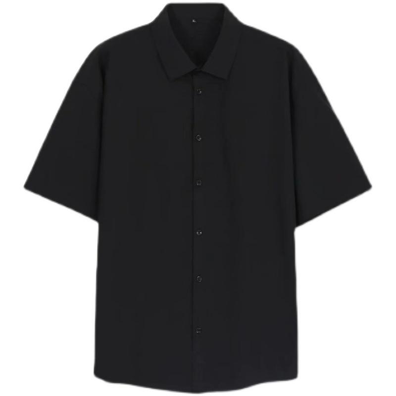 Homme  Chemise À Manches Courtes  | Chemises Homme Bleu Clair