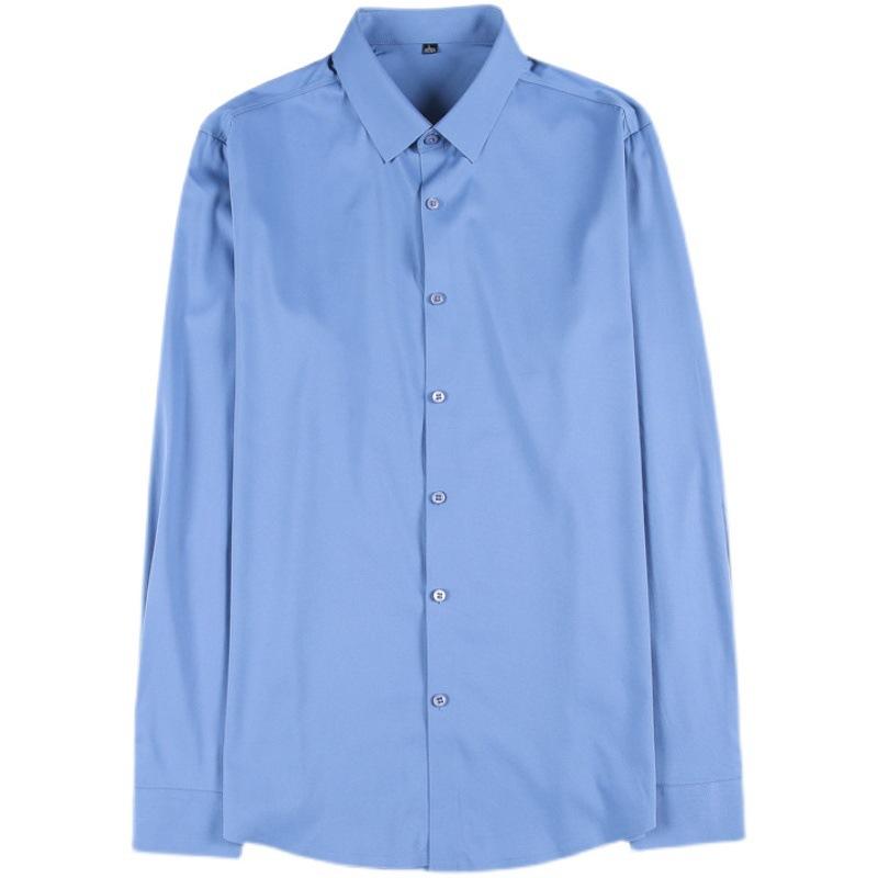 Homme  Chemise À Manches Longues  | Chemises Chemises Bleu Office