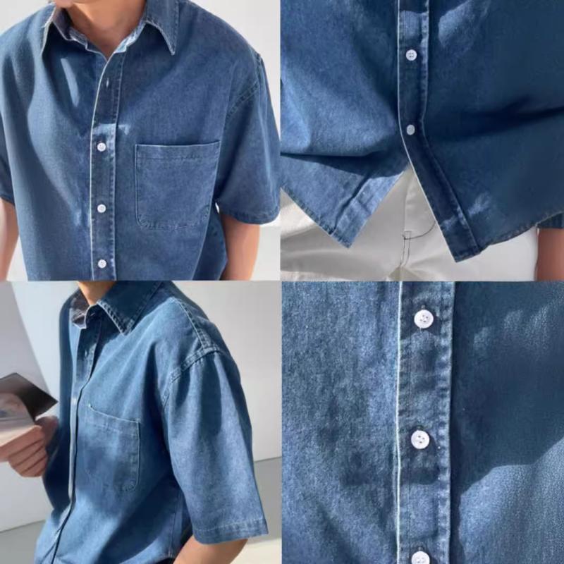 Homme  Chemise En Denim  | Chemises Chemises BLEU INDIGO