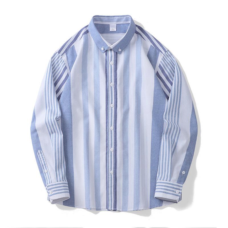 Homme  Chemise En Lin À Rayures 4G  | Chemises Chemises Bleu