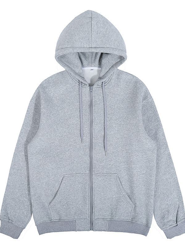 Homme  Hoodie Homme Brodé En Coton Biologique  | Sweats & Joggings Homme GRIS CHINE