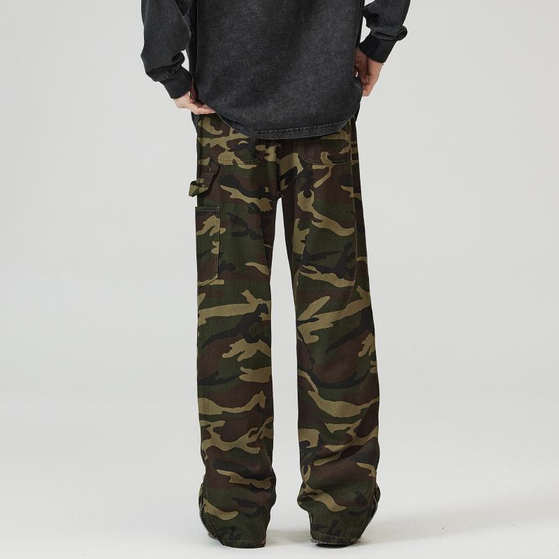 Homme  Pantalon Cargo Camouflage  | Pantalons & Jeans Homme Camouflage kaki