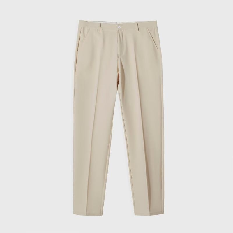 Homme  Pantalon Droit Élastiqué  | Pantalons & Jeans Homme BEIGE CLAIR