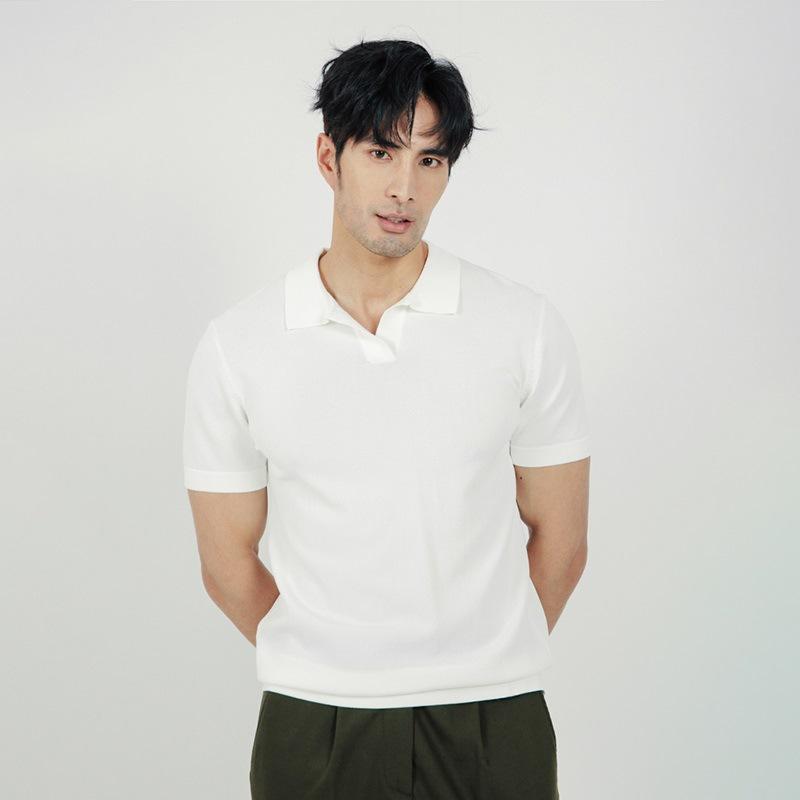 Homme  Polo En Coton  | T-Shirts & Polos Homme BLANC