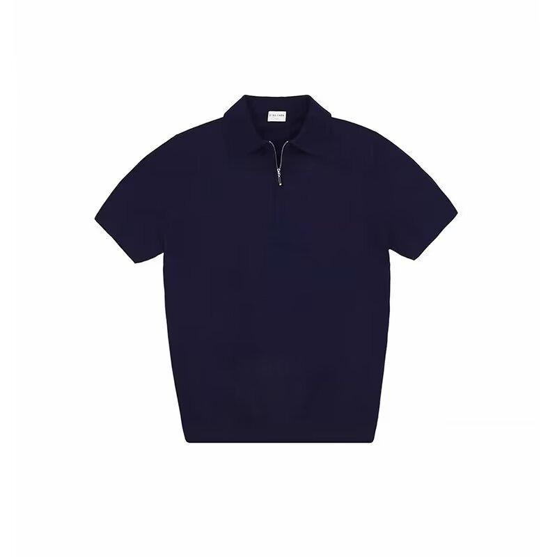 Homme  Polo En Maille À Col Zippé  | Pulls & Cardigans Homme Homme