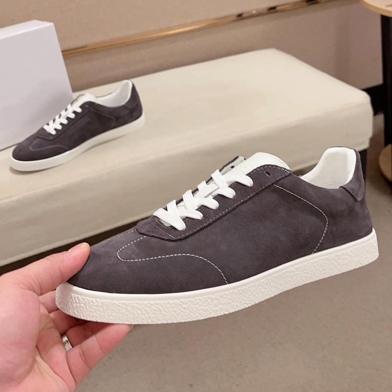 Homme  Sneakers Town En Suède  | Sneakers Chaussures GRIS CLAIR