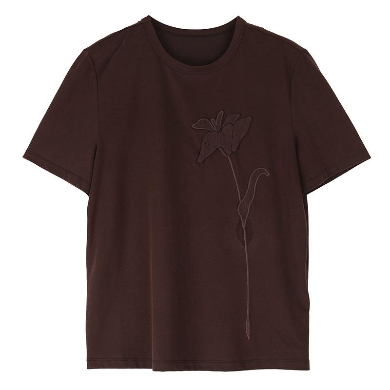 Homme  Tee-Shirt Oversize Fleur  | T-Shirts & Polos Homme CHOCOLAT